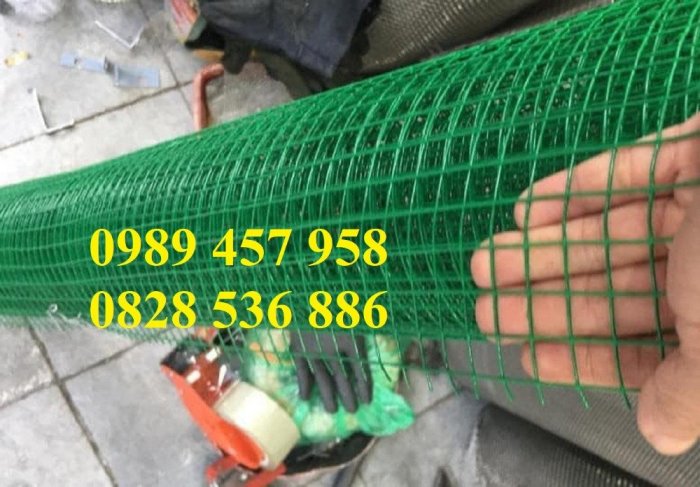 Lưới mắt cáo bọc nhựa, Lưới thép bọc nhựa ô 50x50, 60x60 khổ 1,8m, 2m, 2,2m và 2,4m4