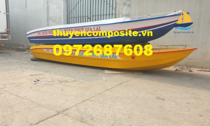 Vỏ cano composite, thuyền cano câu cá, du lịch, cano composite giá rẻ4