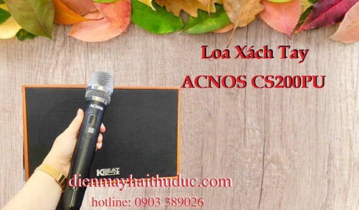 Loa xách tay Beat Box Acnos CS200PU sản phẩm của Sơn Ca Media3