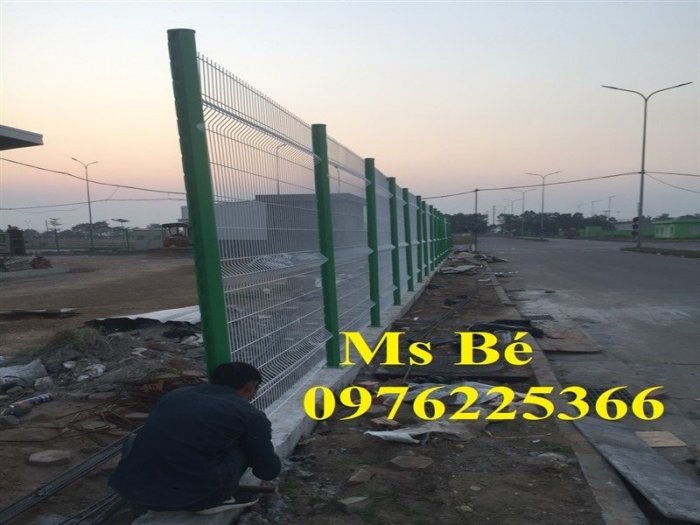 Sản xuất hàng rào mạ kẽm nhúng nóng, hàng rào sơn tĩnh điện giá tốt12