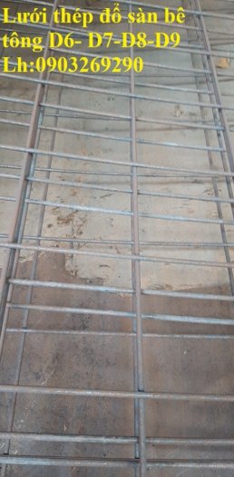 Sản xuất lưới thép hàn mà kẽm - lưới  đổ sàn bê tông Phi 4 - Phi 5 - Phi 6- Phi 8 - Phi 9- Phi 1010