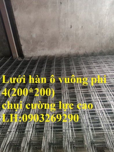 Lưới thép hàn chập - lưới thép đổ sàn bê tông D4 ( 100 *100),(150*150),(200*200),(250*250),(300*300) phân phối toàn quốc26