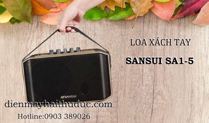Loa Xách Tay Sansui SA1-5 mẫu gọn nhẹ giá rẻ4