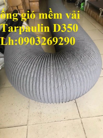 Ống gió mềm vải Hàn Quốc Tarpaulin, Fiber D75, D100, D125, D150, D175, D200, D250, D300... D450, D50020
