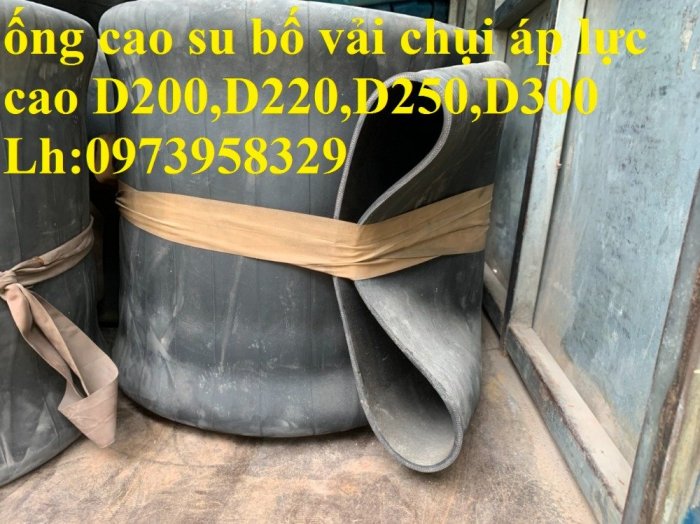Ống cao su bố vải Công Doanh Hùng Mạnh Phi 300 - Phi 250 - Phi 200 -Phi 150 ( Trung Quốc)5