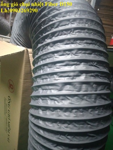 Ống gió mềm vải Hàn Quốc Tarpulin D200 - D150 - D250 -D300 . hút bụi - gió - nhiệt9