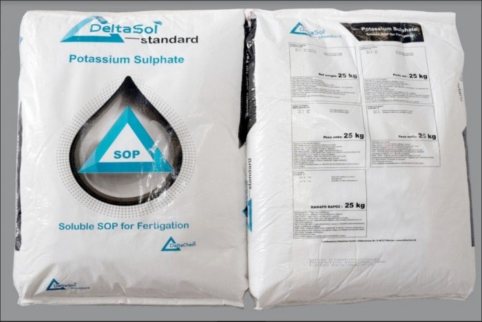 Phân dùng cho sầu riêng Potassium sulfate (K2SO4) – Deltachem/Đức0