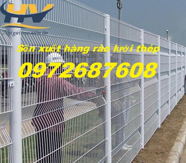 Hàng rào mạ kẽm, hàng rào lưới thép, lưới hàng rào D4, D5, D6 tại Bình Chánh,TP HCM6