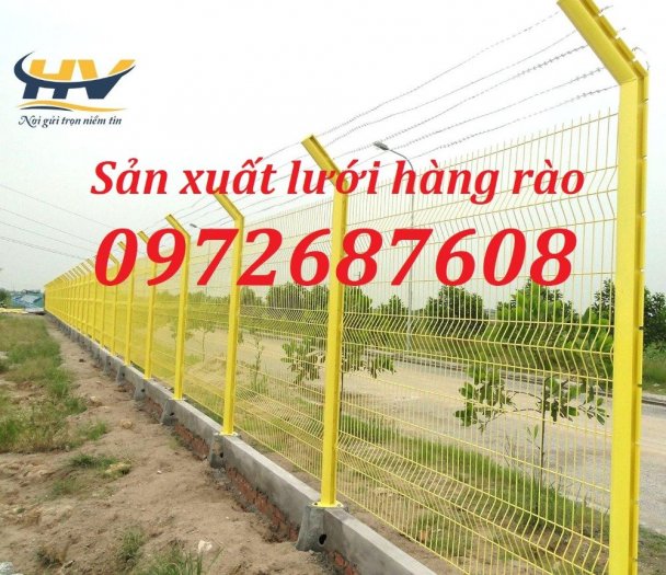 Hàng rào lưới thép hàn, lưới thép hàng rào, hàng rào thép mạ kẽm tại Tây Ninh6