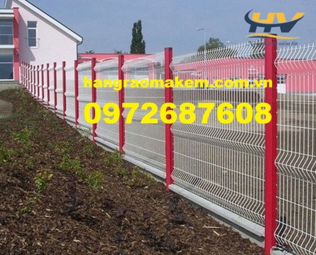 Lưới thép hàng rào mạ kẽm sơn tĩnh điện D5 a50x200 tại Lâm Đồng2