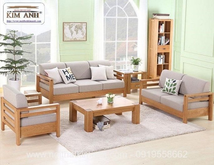 Sofa gỗ phòng khách hiện đại, cao cấp| Giá ưu đãi tháng 11 tại xưởng3