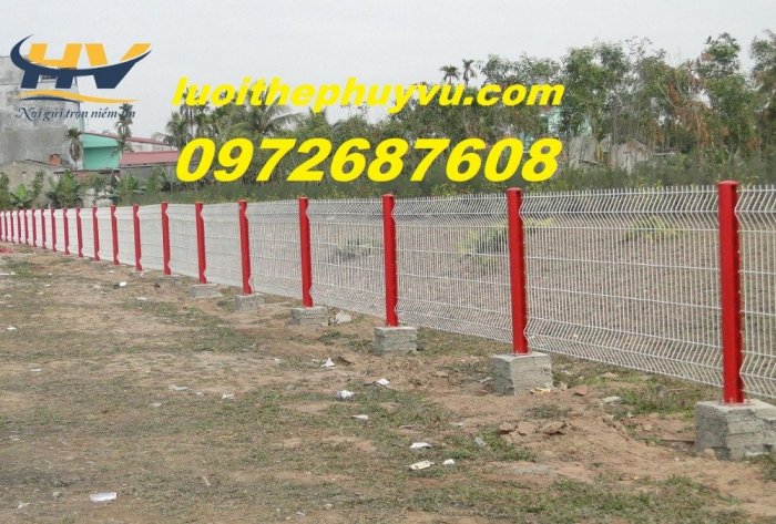 Hàng rào lưới thép D5, D6, hàng rào mạ kẽm giá rẻ tại Đăk Nông2