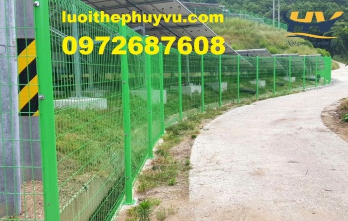 Lưới thép hàng rào mạ kẽm, hàng rào mạ kẽm, hàng rào lưới thép hàn Cà Mau5