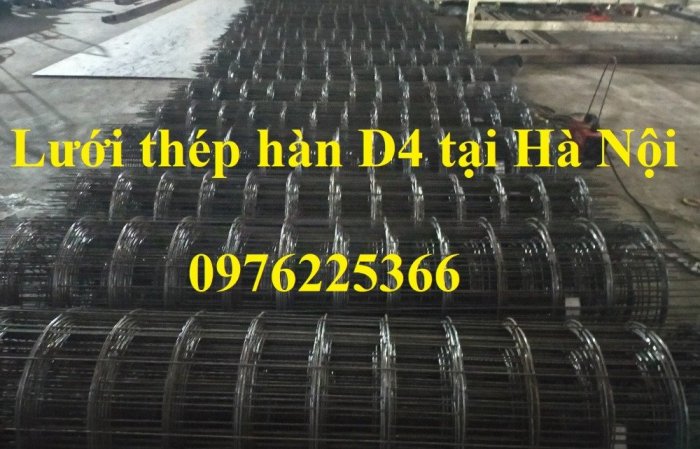 Lưới thép hàn D4 a200x200, lưới thép hàn dạng cuộn có sẵn giá rẻ12
