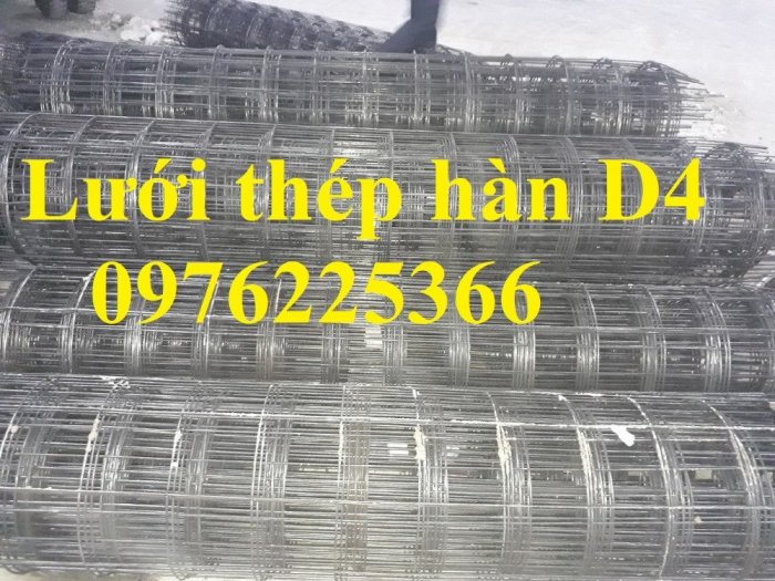 Lưới thép hàn D4 a200x200, lưới thép hàn dạng cuộn có sẵn giá rẻ7
