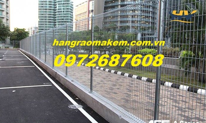 Hàng rào lưới thép hàn, hàng rào mạ kẽm nhúng nóng, hàng rào sơn tĩnh điện1