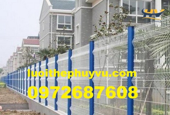 Sản xuất hàng rào mạ kẽm, hàng rào khu công nghiệp, hàng rào sơn tĩnh điện tại Bình Dương2