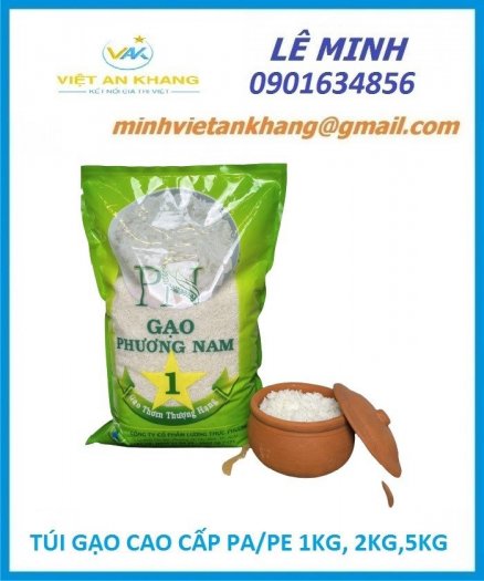 Túi đựng gạo PA/PE 1kg,2kg, 5kg , in túi gạo, cung cấp túi gạo 1kg,2kg,5kg4