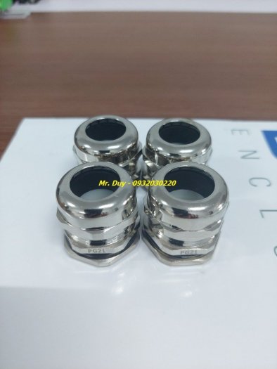 Brass nickel plated cable gland ip6812