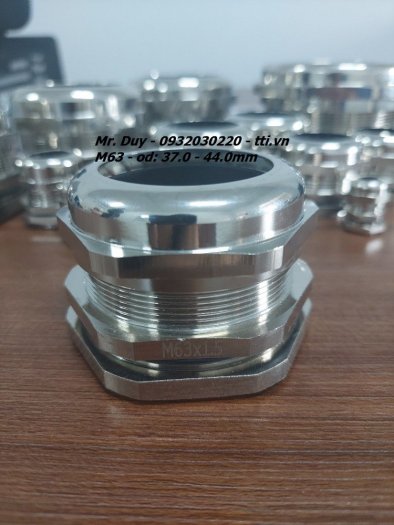Brass nickel plated cable gland ip681