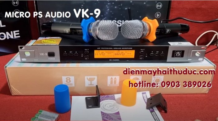 Micro PS Audio VK-9 dành cho sân khấu nhỏ, làm sự kiện hay Karaoke kinh doanh3