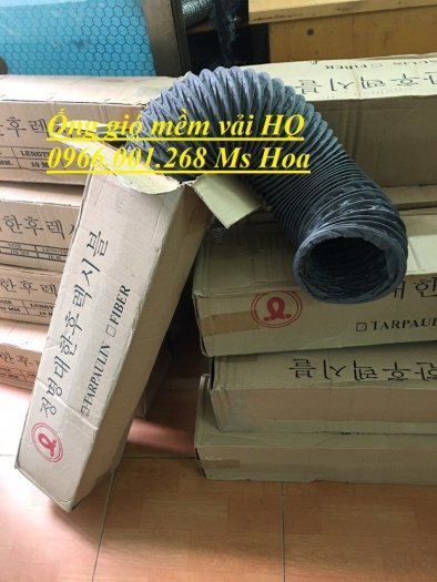Ống thông gió, ống gió mềm vải Hàn Quốc giá rẻ phi 75,phi 100,phi 125,phi 150,phi 2000
