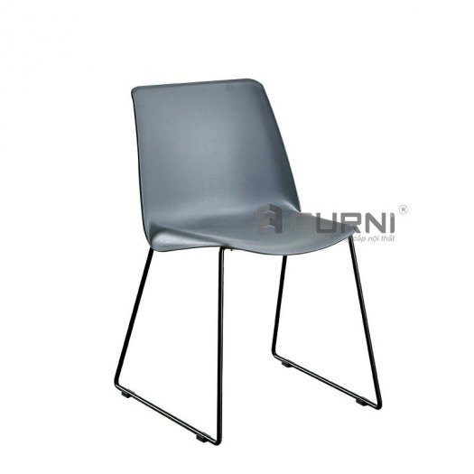 Ghế ăn ghế tiếp khách thân nhựa chân sắt sơn tĩnh điện nhập khẩu CC1550-S0