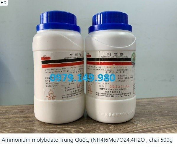 Ammonium Molybdate Trung Quốc Nh4 6mo7o24 Chai 500g Mới 100 Giá 800 000đ Gọi 0785 500