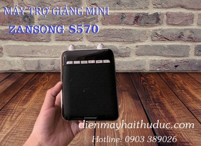 Máy trợ giảng mini Zansong S570 pin lithium dùng đến 12 giờ2