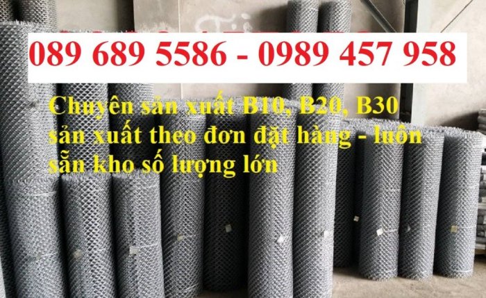 Lưới chắn chim, Lưới b10, lưới b20, lưới b30 mạ kẽm, Lưới b30 bọc nhựa