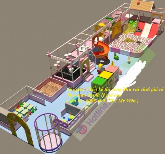 Mẫu thiết kế khu vui chơi trẻ em mới nhất năm 20224