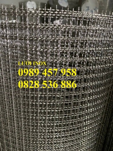 Chuyên Lưới đan 2ly 20x20, 30x30, 40x40, Lưới inox 3ly ô 50x50 sấy thực phẩm, Lưới hàn inox các loại1