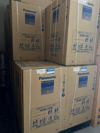 Máy giặt Panasonic NA-LX125AL-W GIẶT 12KG-SẤY 6KG sản xuất 2022 (JAPAN)0
