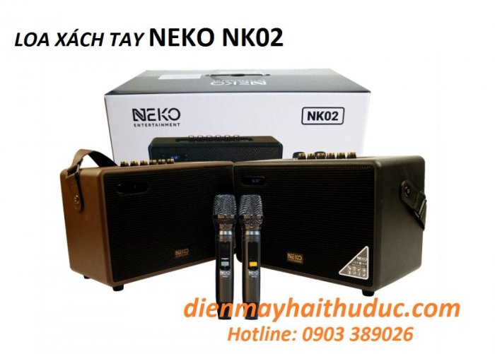 Loa xách tay mini Neko NK02 dùng trợ giảng, bán hàng, tập thể dục, karaoke...4
