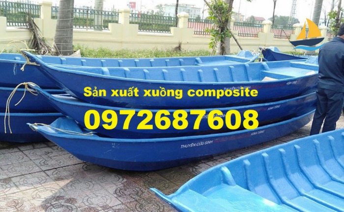 Xưởng sản xuất xuồng composite, cano composite, thuyền composite chèo tay, gắn máy tại Quảng Bình0