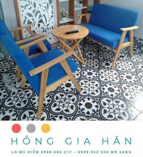 Bàn ghế cafe gỗ Tp.HCM Hồng Gia Hân G10050