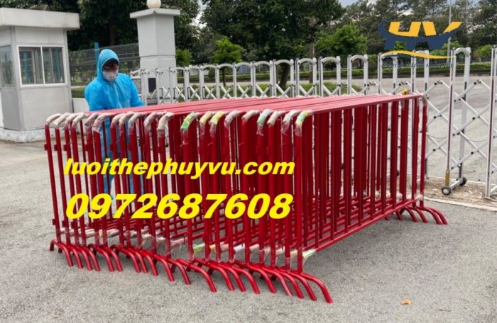Hàng rào di động, hàng rào chắn, hàng rào di chuyển, hàng rào ngắn kho Tại Bình Tân TP HCM9