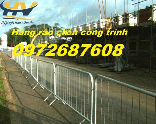 Hàng rào di động, hàng rào sắt di động, hàng rào ngăn kho Quận Tân Phú TP HCM5