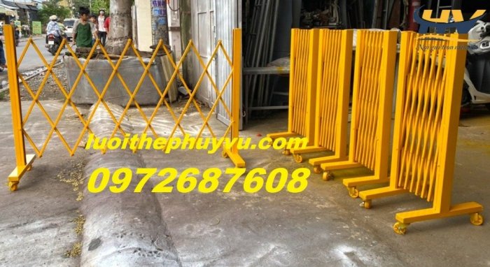 Hàng rào di động, hàng rào sắt di động, hàng rào ngăn kho Quận Tân Phú TP HCM4