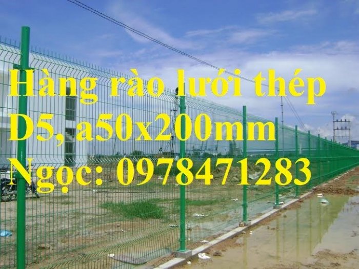 Hàng rào lưới thép mạ kẽm, hàng rào mạ kẽm nhúng nóng D50x150mm giá rẻ toàn quốc.6