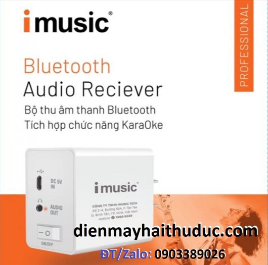 Thiết bị thu Bluetooth iMusic BR-V1.1 tốc độ âm thanh phát  5.03