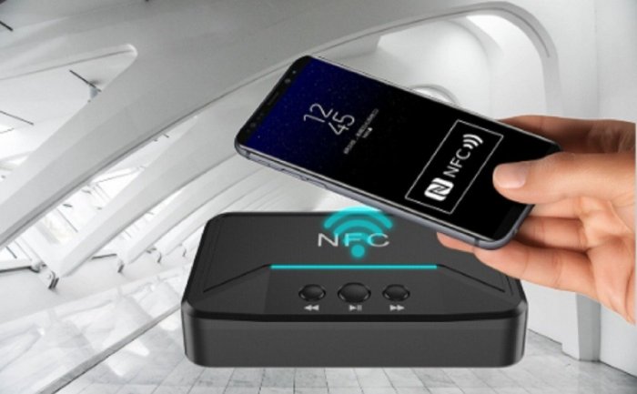 Thiết bị thu Bluetooth NFC BT200 hỗ trợ phát Bluetooth 5.02