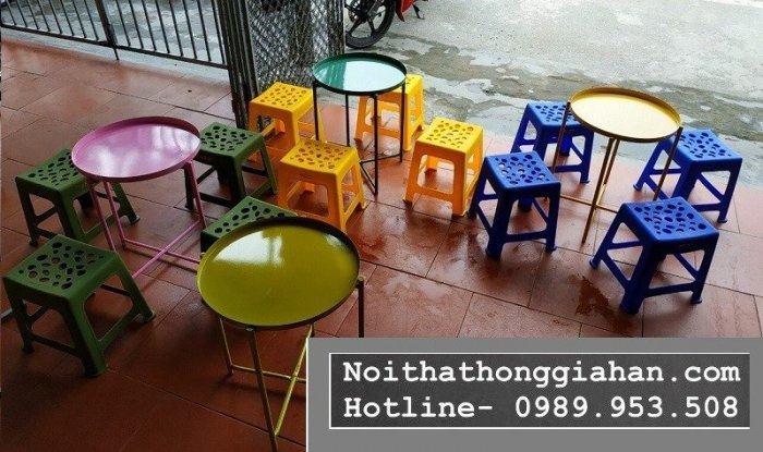Bộ bàn ghế cafe xịn xò Tp.HCM Hồng Gia Hân T10141