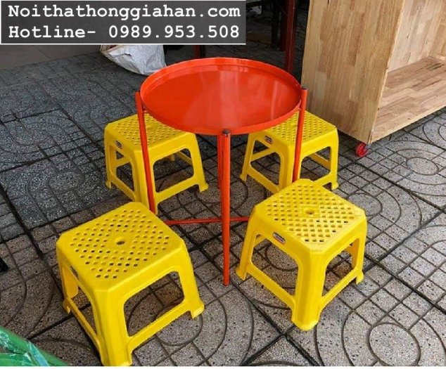 Bộ bàn ghế trà chanh xịn xò Tp.HCM Hồng Gia Hân T10150