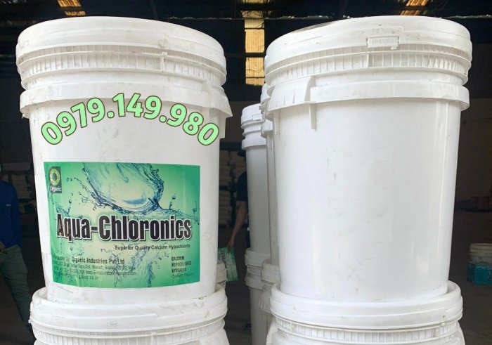 Aqua Chloronics Ấn Độ , Chlorine 70%,Calcium Hypocholorite - Ca(OCl)2 - Xử lý nước...0
