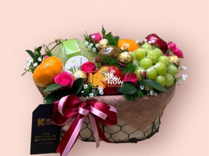 Giỏ quà trái cây sức khỏe tặng cô giáo về hưu ngày 20/11 - FSNK391