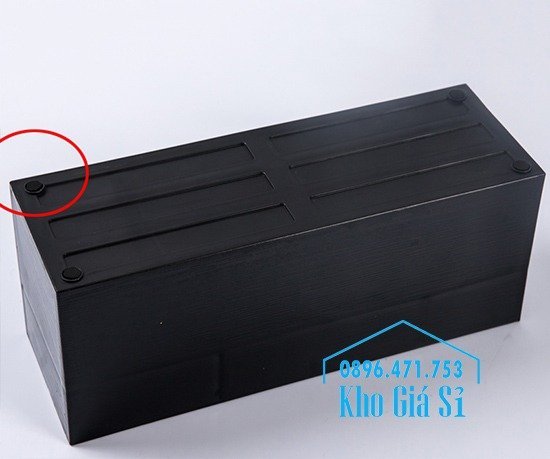 Bán hộp đựng đũa muỗng bằng melamine màu đen phong cách Nhật Bản có khay đựng gia vị size lớn3