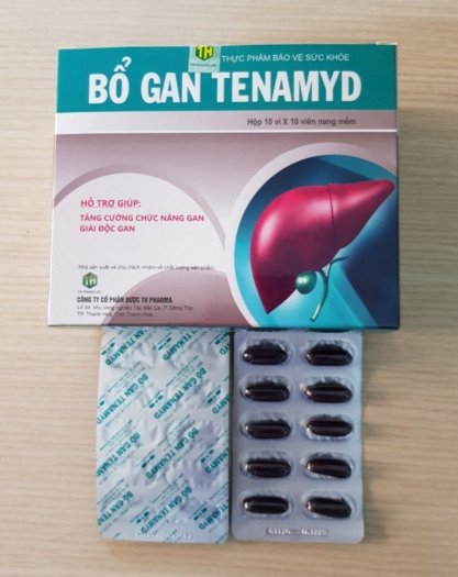 Bổ gan Tenamyd : Hỗ trợ giúp tăng cường chức năng gan, giải độc gan.2