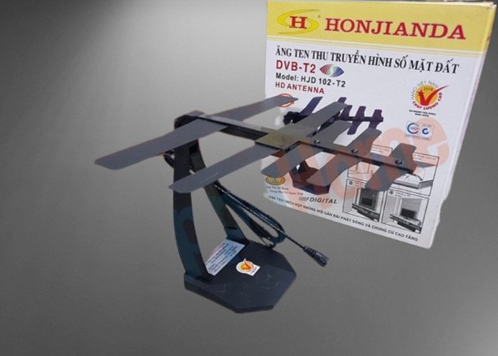 Ăng ten trong nhà Honjianda HJD 102-T2 dành cho TV hoặc đầu thu KTS0