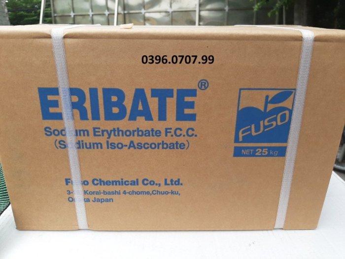 Chất chống oxy hóa thực phẩm Sodium Erythorbate | Sodium Erybate | E316 thùng 25kg3